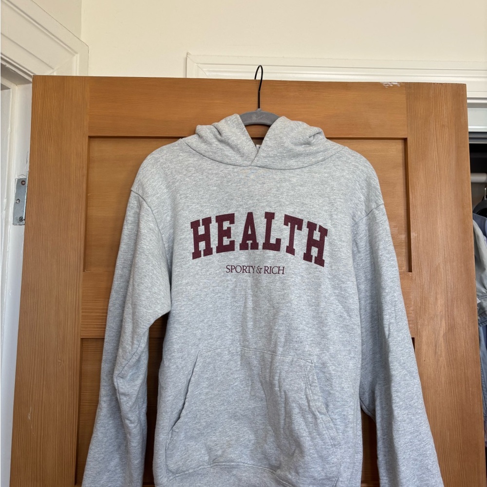 Sporty & Rich Gray Hoodie